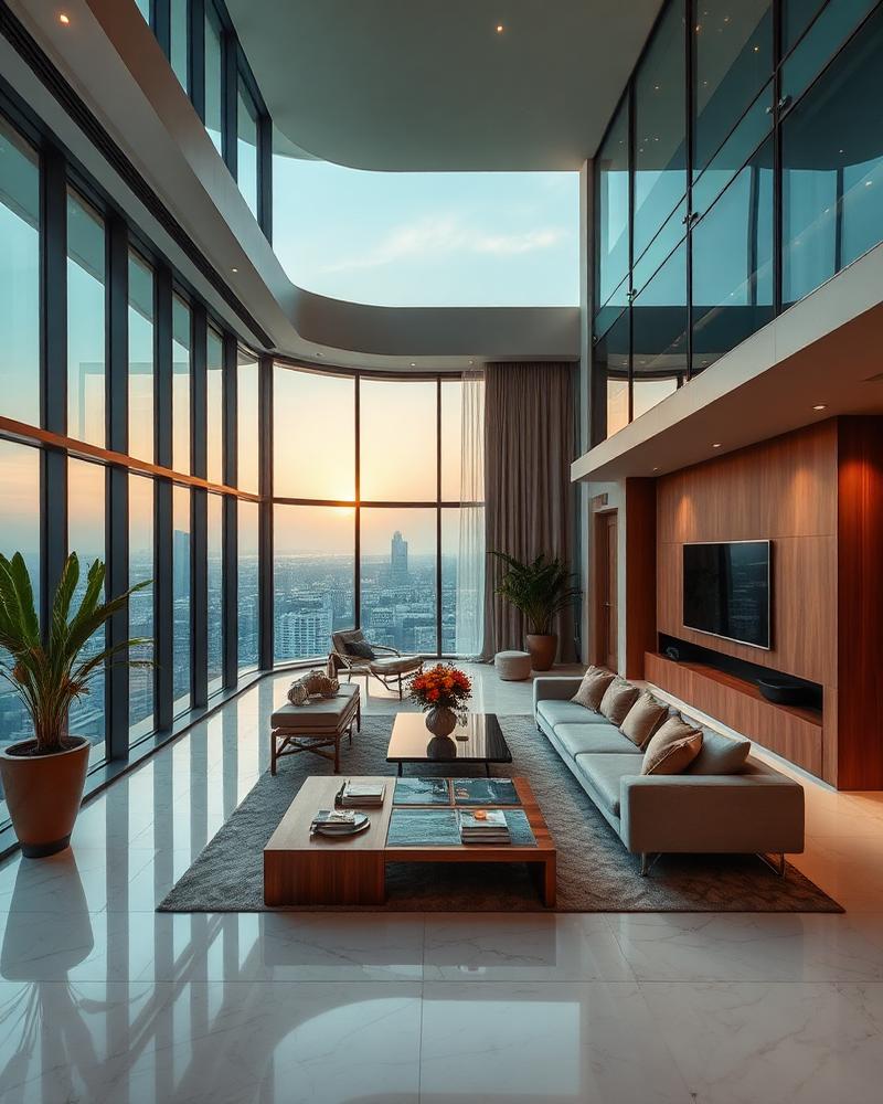 The Zenith Penthouse furnished room